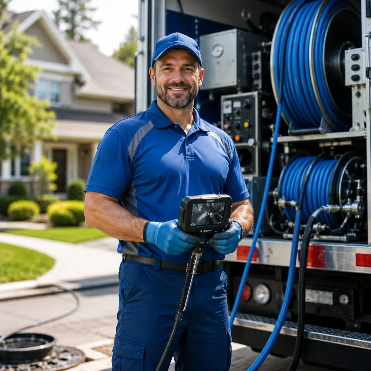 Local outdoor drain cleaning specialists in Hartville, OH